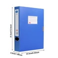 thumbnail image 2 of 5-Pack A4 File Storage Boxes with Lids - Letter Size Document Organizer 31x24x4cm, Archive Filing Cases for Office, School, Home - Durable Folder Holders, 2 of 4