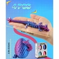 thumbnail image 5 of 4 pcs 8" 3D Printed Dragon Eggs, Mystery Crystal Dragon Egg for Easter Basket Stuffers, Unique Easter Toys & Decor, Fantasy Tabletop Decor for Kids & Collectors, 5 of 7