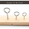 thumbnail image 4 of Heavy Duty Eye Hooks, High-Quality Steel Material, Rust Proof Paint Coating Ensures Durability, Perfect For Indoor Outdoor Hanging, 4 of 5