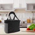 thumbnail image 3 of Unique Bargains 1 Pc Portable Square Thermal Bag for Work 9.84"x6.3"x7.09" Black, 3 of 5