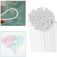 thumbnail image 2 of 100pcs/bag Lollipop Sticks Paper Cake Pop Sticks DIY Kitchen Stick DIY Cake Pop Candy Chocolate Rods, 15cm x 3.5mm, 2 of 8
