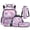 Butterfly Star Print, variant on Dreamy horse 4 Pack Backpack Set with Bookbag Lunch Box Pencil Case Water Bottle Protector with Durable Lightweight School Backpack Set