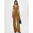 thumbnail image 2 of Buttoned Solid Vest, 2 of 6