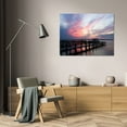 thumbnail image 3 of Alan Hausenflock 24x17 Gallery Wrapped Canvas Wall Art Titled - Dockside Sunset IV, 3 of 4