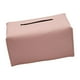 thumbnail image 2 of Funda de piel sintética para caja de pañuelos, rectangular, moderna y decorativa, para servilletas. Rosado, 2 of 8