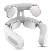Heating Neck Massager Electric Plus Massager For Neck And Shoulder Pain Relief Muscle Relaxation Floating 4 Head Vibrator Heating Neck Heating Massager for Pain Relief, Kneading, Ideal Gift for Mom