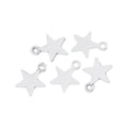 thumbnail image 3 of 50 piezas de dijes de estrella de cinco puntas Yuyangstore Plata antigua Colgantes con dijes, 3 of 8
