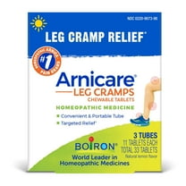 Boiron Arnicare Leg Cramps, Homeopathic Medicine for Leg Cramp Relief, Cramps, Spasms, 33 Chewable Tablets