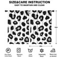 thumbnail image 2 of Blackout Kids Curtains,Classic Leopard Print Childrens Insulated Curtains Set Of 2,Bedroom Essentials,Toddler Room Decor 42x63in(106x160cm), 2 of 4