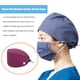 thumbnail image 4 of Minnieouse Gorros de fregado Gorro Salón de belleza Gorros elásticos para el cuidado Laboratorio Sombreros Púrpura de uva, 4 of 6