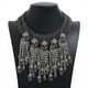 thumbnail image 5 of Qarigey Collar clavícula borla grande calavera esqueleto Collar cadenas cortas joyería calavera cadenas accesorio de moda Ropa, zapatos y accesorios Miscelánea Negro Qarigey AP014931-02, 5 of 6