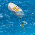 thumbnail image 3 of Hey Arnold! Football Head Floating Keychain Oval Foam Fishing Boat Buoy Key Float, 3 of 4