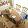 thumbnail image 1 of Tablecloth tablecloth waterproof seaside beach shell rectangular high-end decoration, 1 of 5