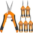 thumbnail image 1 of LAICAIW 6 Packs Pruning Shears Gardening Hand Pruning Snips with Straight Stainless Steel Precision Blades, 1 of 7