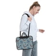 thumbnail image 6 of Lsque Underwater Animals and Flowers Pattern Laptop Bag – Portable & Slim Single-Shoulder Computer Case with Adjustable Strap, Protective, Lightweight for 13”/14”/15.6” Laptops, 6 of 8