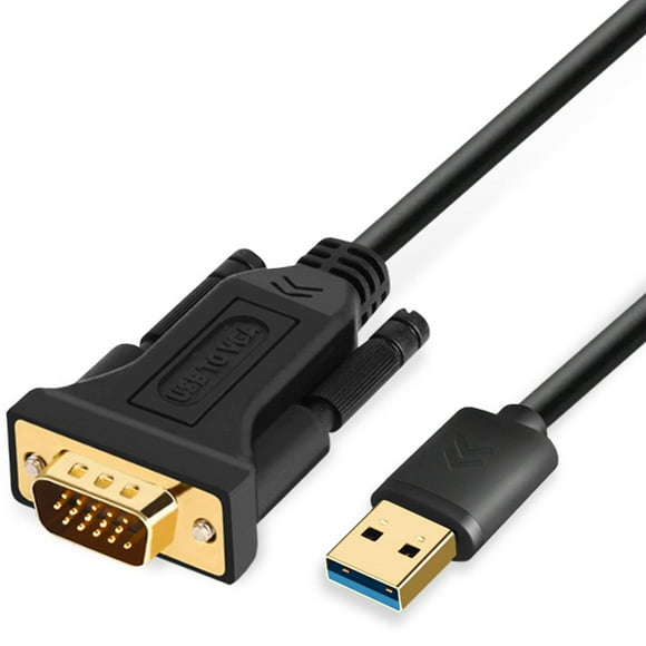 ELECABLE Câble Adaptateur USB 3.0 vers VGA, 10 Pieds, Compatible avec Mac OS, Windows, Moniteur, Projecteur, TV, Adaptateur/convertisseur Vidéo 1080P