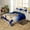 Blue Wheat, variant on Erosebridal American Football City Bedding Sets Twin Size, Eat Sleep Comforter Cover Twin, Soccer Lover Reversible Bedding Twin Size, Ultra Soft Room Decorative, 2pcs（No Comforter）