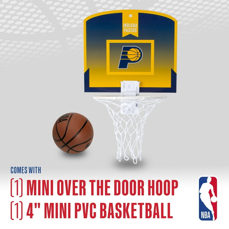 Franklin Sports NBA Indiana Pacers Mini Over The Door Basketball Hoop -  Kids Indoor Mini Basketball Hoop