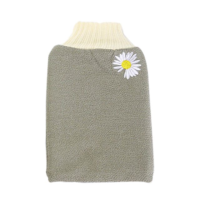 Household 2-sided Bath Scrub Glove Body Exfoliator Massage Exfoliating Shower Towel