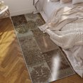thumbnail image 4 of 2x6 FT Kitchen Runner Rugs Non Skid Washable, Faux Wool Rug Runners for Hallways Bathroom Carpet Runner, Soft Indoor Modern Floor Rug for Entryway Laundry Room, 4 of 11