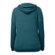thumbnail image 4 of Sudadera con Capucha de Punto Acanalado para Mujer, Sudaderas Extragrandes con Bolsillo Tipo Canguro, Tops Casuales Holgados con Cordón Azul Marino L, 4 of 7
