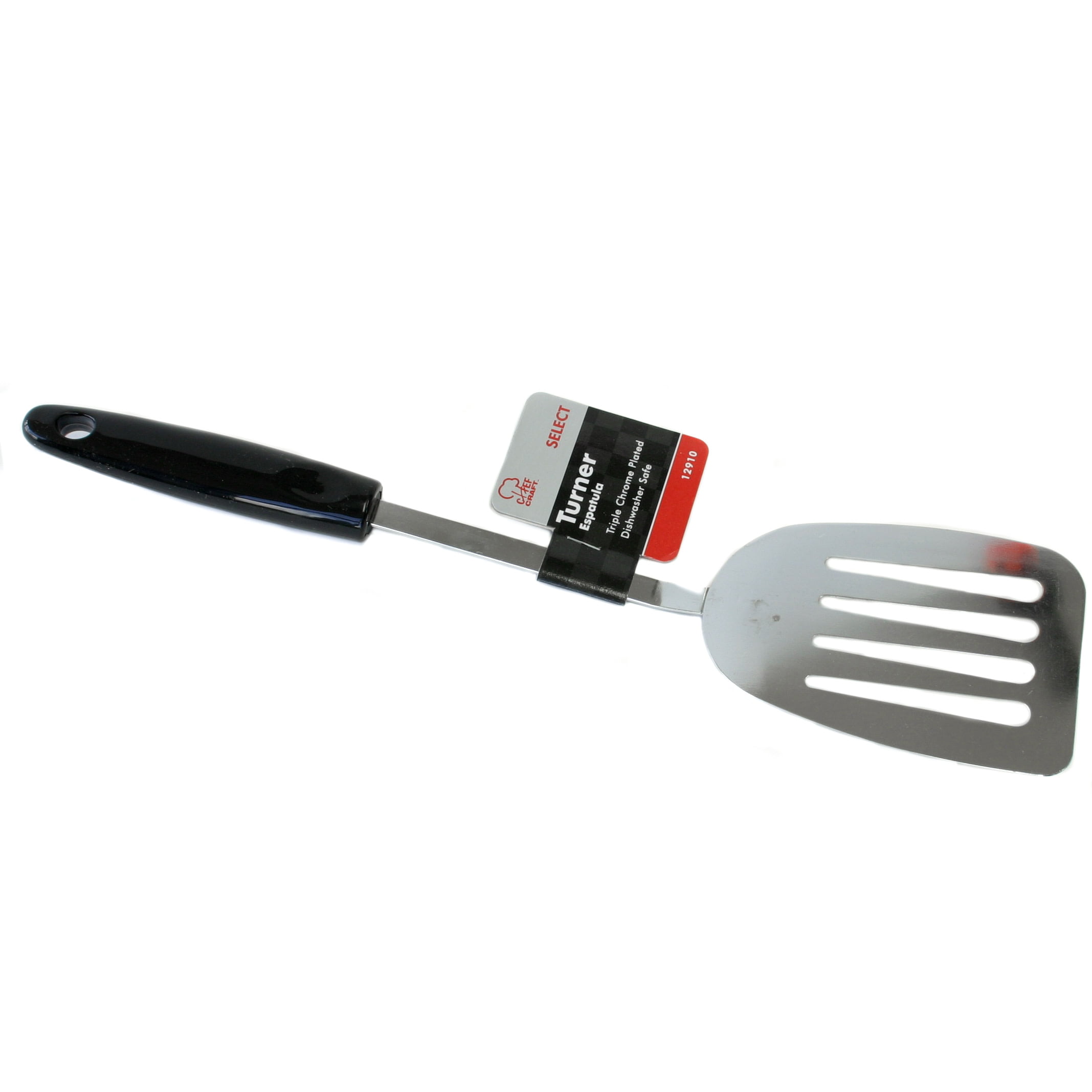 Chef Craft Select Turner/Spatula, 10.5 inch, Stainless Steel, Silver