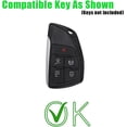 thumbnail image 2 of Key Fob Cover Compatible with Buick Enclave Envision 2021-2026 Honda Prologue 2024-2026 Keychain Case Holder Protector,Orange, 2 of 7