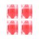 thumbnail image 5 of Ruedas De Longboard De 60 Mm, Fine Workship Práctico De Usar Rueda De Monopatín Cómoda De Usar Para Monopatín Para Tabla De Longboard Cergrey Rojo, 5 of 8
