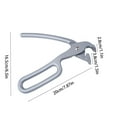 thumbnail image 2 of TaTaai 2Pcs Heavy Duty Pizza Pan Gripper, Aluminum Anti-Scald Baking Pan Gripper Clips Retriever Tongs for Lifting Hot Plate with Food Out from Microwave, Oven, Instant Pot, Air Fryer, 2 of 6
