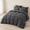 Grey-Queen(90x90inches), variant on Goose Downforter Oversized Kingcotton Duvetert