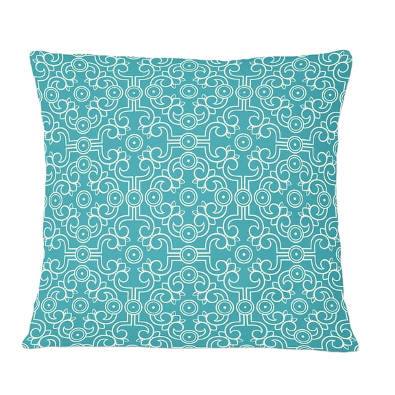 Designart Retro Abstract Pattern Design III' Mid-Century Modern Throw Pillow - 12x20