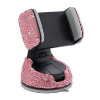 FOMIYES Pink Car Phone Holder 1Pcs with GPS Navigation and Adjustable Design for Driving