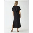 thumbnail image 5 of Relaxed Fit Midi Dress with Crew Neck, 5 of 5