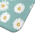 thumbnail image 5 of Daisy Dish Drying Pad Microfiber Rack Mat for Kitchen Countertop Foldable Floral Drainer Mat Absorbent Spring Summer 16x18 Inch, 5 of 7