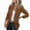 Brown, variant on Wyzesi Blazery for Women Casual Long Sleeve Ladies Fashion Casual Solid Color Long Sleeve Lapel Suit Style Small Jacket