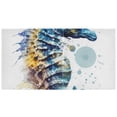 thumbnail image 2 of Hippocampus Blue 3 Ring Binders 1.5 inch Hardcover File Folders with Interior Pockets A4 Size Organizer for School Office Hospital, 2 of 8