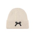 thumbnail image 2 of Gorros con lazo para mujer Otoño Invierno Gorros de punto cálidos Gorros de calavera suaves para actividades al aire libre, 2 of 5