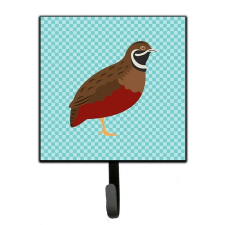 

Carolines Treasures BB8130SH4 Chinese Painted or King Quail Blue Check Leash or Key Holder 7Hx4.25W multicolor