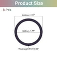 thumbnail image 2 of Uxcell Magnetic Sticker Ring, 8 Pack Universal Magnetic Adapter Ring Metal Magnet Wireless Charging Conversion Kit for Mobile Phone Case Wireless Charger (Dark Purple), 2 of 7