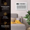 thumbnail image 4 of Whirlpool 10,000 BTU 450 Sq ft 230VThrough the Wall Air Conditioner with Remote, White, WHAT102-2BW, New, 4 of 16