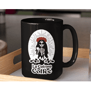 La Catrina Coffee Classic Logo Mug Black 15 oz