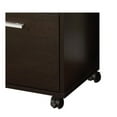 thumbnail image 4 of Cartesian 2 PC Home office desk and File Cabinet in Cappuccino, 4 of 7