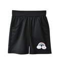 thumbnail image 3 of Pounoo New 2025 Girls Shorts Size 10-12 Cute Print Summer Half Shorts Pants Elastic Waisted with Pocket Soft Satiny Shorts for Girls, 3 of 4