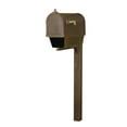 thumbnail image 4 of Special Lite Products SCB2015-SPK720-CP-LB998 Berkshire Curbside Mailbox with Newspaper Tube, Locking Insert & Wellington Mailbox Post, 4 of 4
