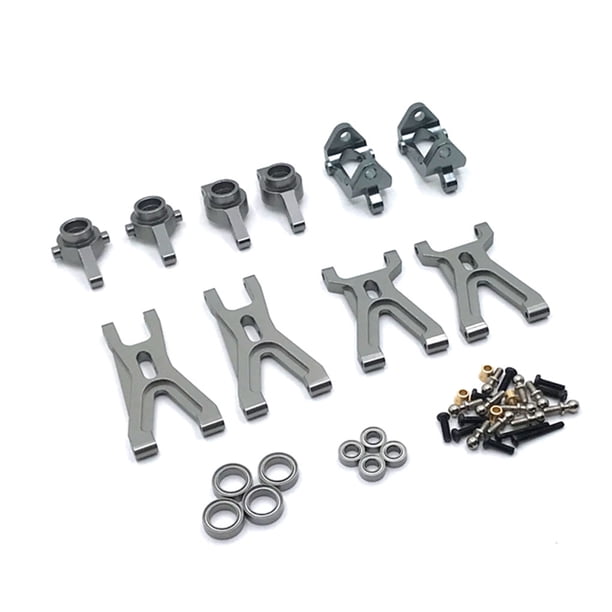 Accesorios RC Los autos de control remoto de control remoto de metal multicolor sin acumulación de reemplazo de herramientas de ajuste de vehículos para WLTOYS 44579 Color de titanio 1 set Inevent FN001583-02