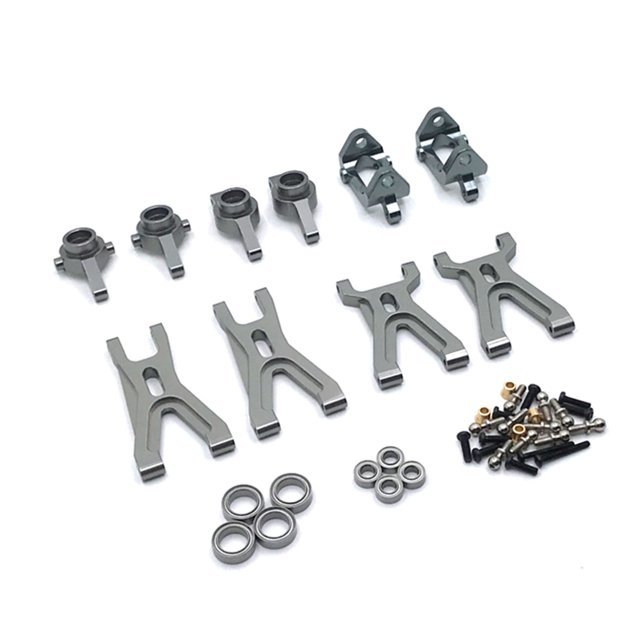 Vogacara 1 Juego de accesorios RC para coches de Control remoto resistentes, Kit de herramientas de modificación de montaje de vehículos, reemplazo para Kits de construcción modelo color titanio Vogacara FN001583-02