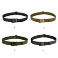 thumbnail image 3 of Soidarity Cinturón de nylon Hebilla de plástico Ceinture de lona Correa de cintura Deporte al aire libre Paquete Sling Bolsa de hombro multifunción Escalada Gris Soidarity OD024240-04, 3 of 6
