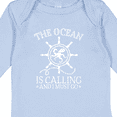 thumbnail image 4 of Inktastic Ocean is Calling Cute Nautical Octopus Boys or Girls Long Sleeve Baby Bodysuit, 4 of 5
