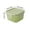Light Green, variant on Small Food Storage Containers with Lids, Small Plastic Containers with Lids, Mini Fresh Box with Lid Food Dispenser Box Transparent Storage Box Square Complementary Food Container