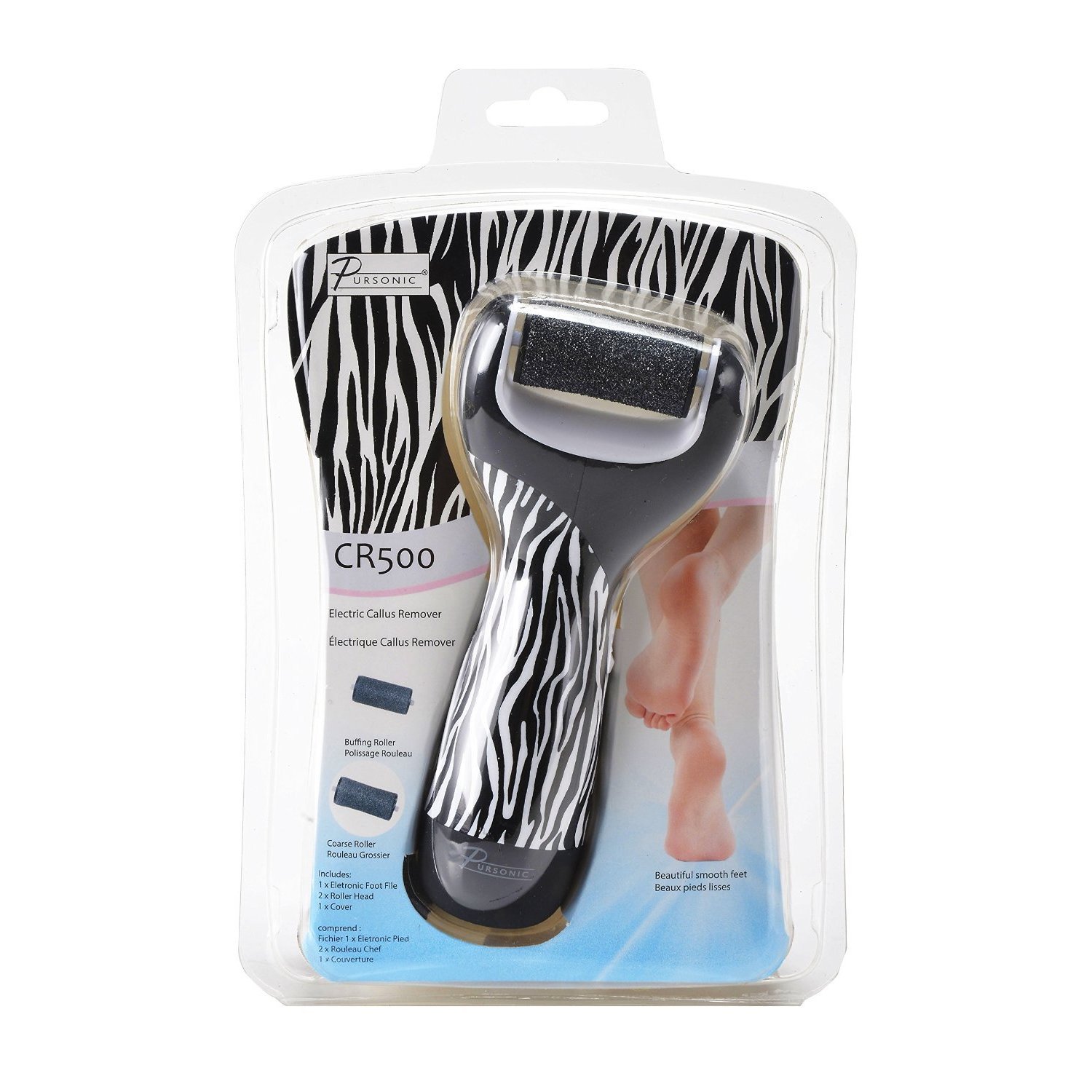 Pursonic Pedi Perfect Foot File Battery Operated Callus Remover Tool